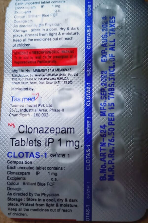 clonazepam 1mg for sale